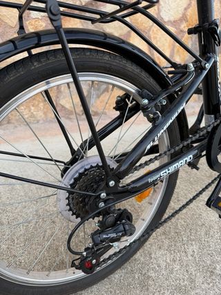 Bicicleta Plegable Moma Negra