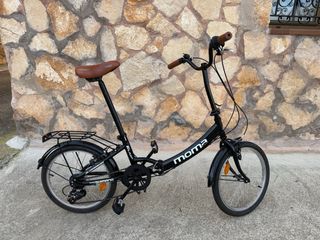 Bicicleta Plegable Moma Negra