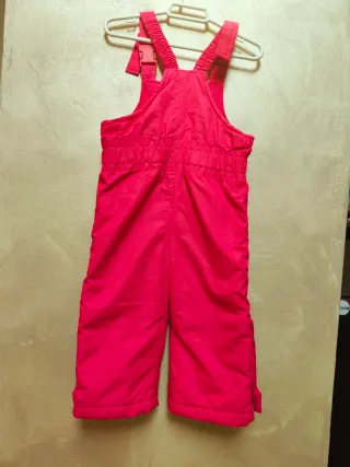 Salopette bambina rosa