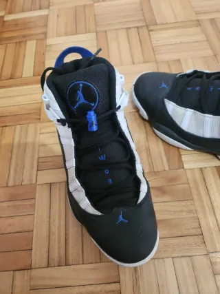 Tenis >Originales< Jordan 6 Rings Negro/Blanco/Azu