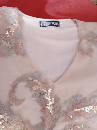 Camiseta Zaragosa Beige y Dorada Talla Única