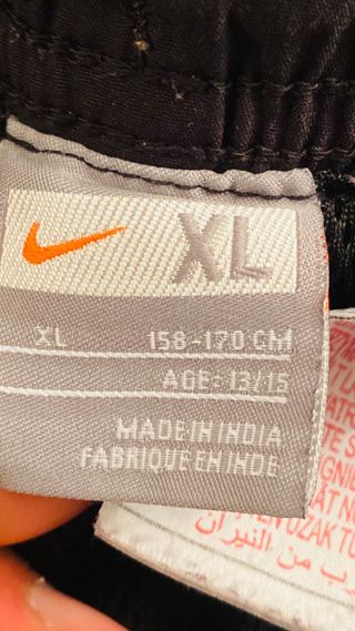 Pantalones Nike Negro Talla M