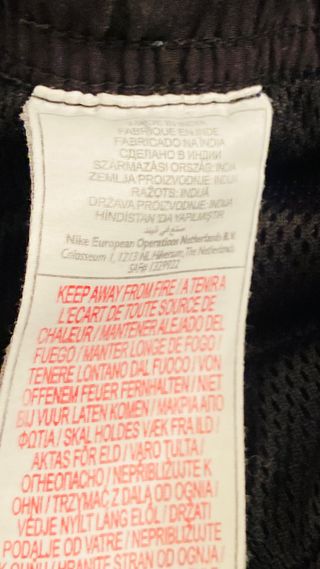 Pantalones Nike Negro Talla M