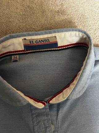 Camisa El Ganso azul