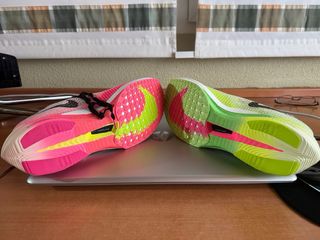 Zapatillas Nike ZoomX (Rosa y Verde)