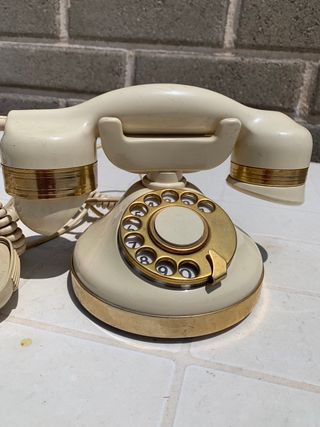 Telefono bachelite bianco raro da collezione