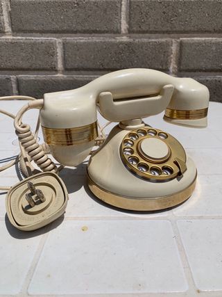 Telefono bachelite bianco raro da collezione