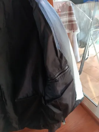 Chaqueta de piel Zara Hombre Talla L