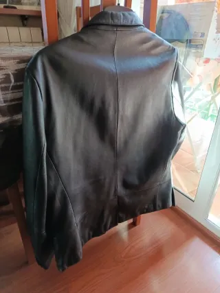 Chaqueta de piel Zara Hombre Talla L