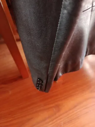 Chaqueta de piel Zara Hombre Talla L