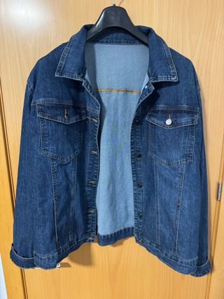 Chaqueta vaquera azul Talla 52