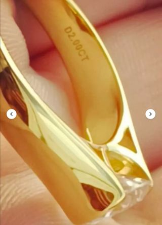 Anillo Plata 925 laminado Oro 18k