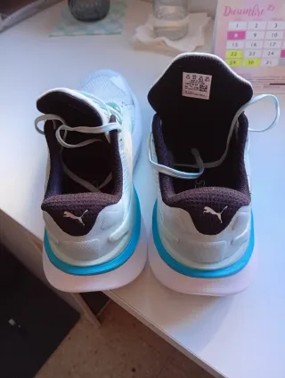 Botines Puma Azul/Blanco Talla 44