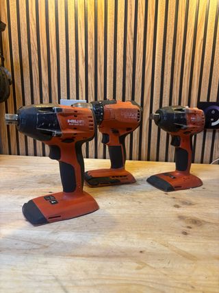 2 x Hilti AT6 A22 Llave impacto 1x Hiti SF 4