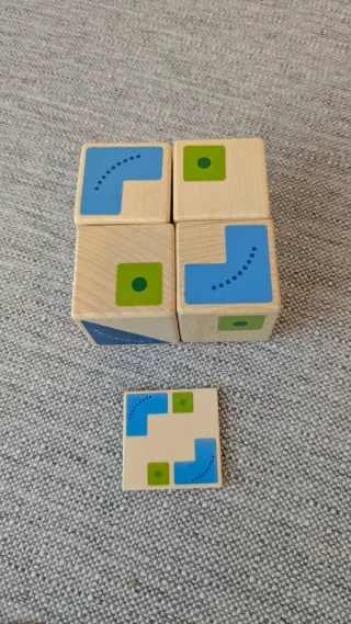 Goki Juego de Cubos Puzzle