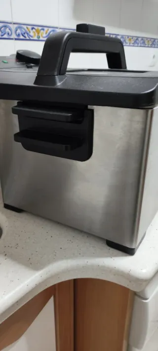 Freidora Eléctrica Acero Inoxidable