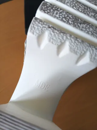 Botas blancas plataforma tacón 38