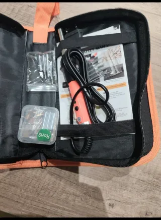 Soldador de estaño Preciva con accesorios