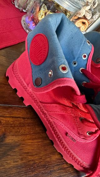 Botas Palladium Militar Rosa Talla 41