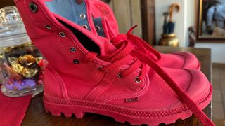 Botas Palladium Militar Rosa Talla 41