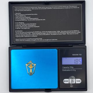 Colgante Oro 18K, Divino Niño, 1.85gr