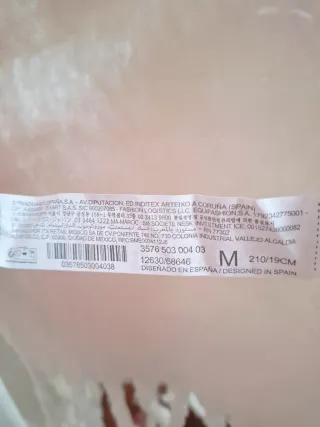 Bufanda larga Stradivarius blanca