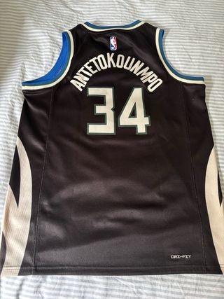 Camiseta NBA Bucks 34 Jordan