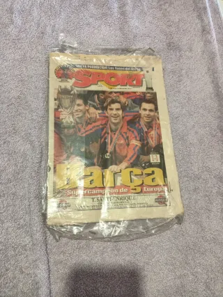 Diario Sport Barça Supercampeón Europa 1998