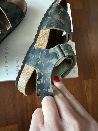 Sandali Geox Bambino 29 Pelle Militare