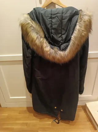 Abrigo negro Inside mujer