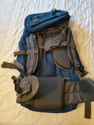 Mochila Mountain Warehouse 65L Azul/Gris