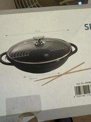 Berndes Vario Click Wok 32cm con Coperchio