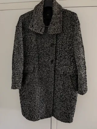 Abrigo de invierno negro