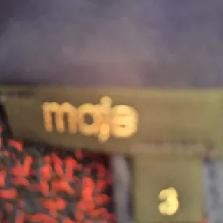 Vestido maje cuadros rojo y azul