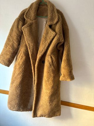 Abrigo marrón talla única