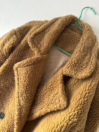 Abrigo marrón talla única