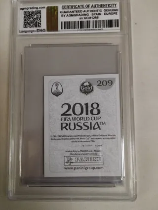 Mbappé Rookie Gold Rusia 2018 AGM 9