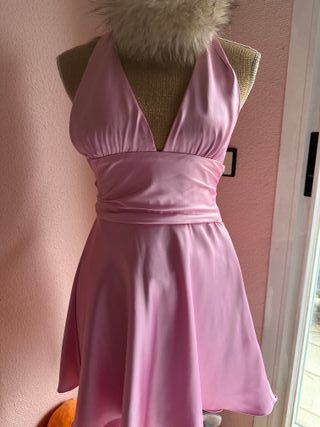 Vestido Zara Rosa Talla xs Nuevo
