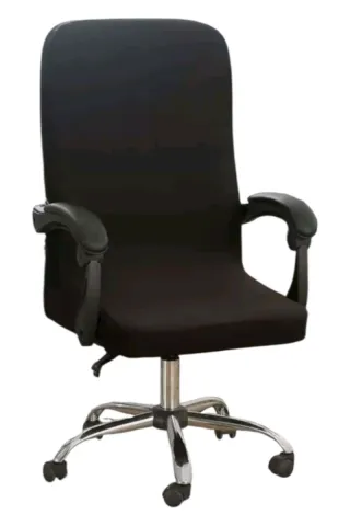 2 coprisedie Ufficio/Computer Nero