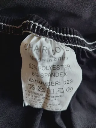 2 coprisedie Ufficio/Computer Nero