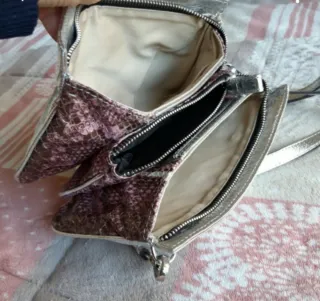 Borsetta Pinko Argento Occhielli