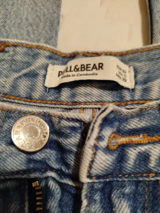 Vaqueros Pull&Bear Talla 32 Desgastados