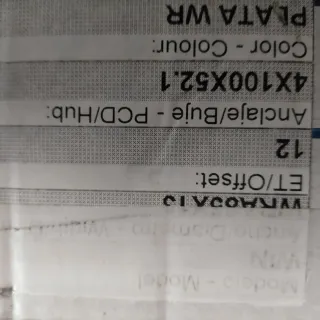 Llantas Braid Windrace 13x8.5