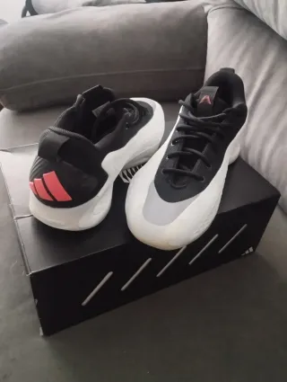 Zapatillas baloncesto Negras, Blancas y R