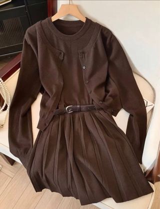 Completo donna marrone taglia unica