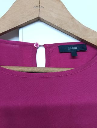 Blusa de Festa, fucsia, talla 46