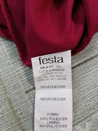 Blusa de Festa, fucsia, talla 46