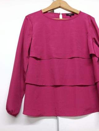 Blusa de Festa, fucsia, talla 46