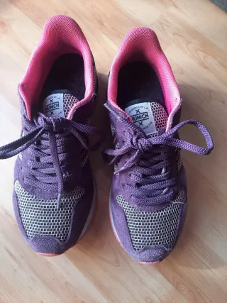 Deportivas Munich Moradas y Rosas