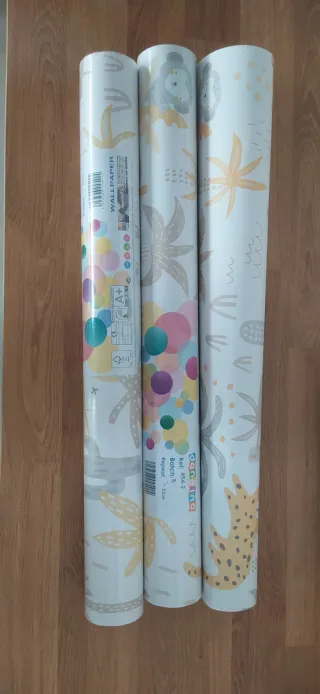 Papelera de pintado infantil selva animales